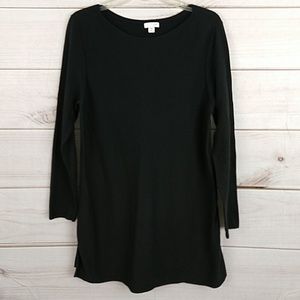 J.Jill Long Black Sweater Tunic